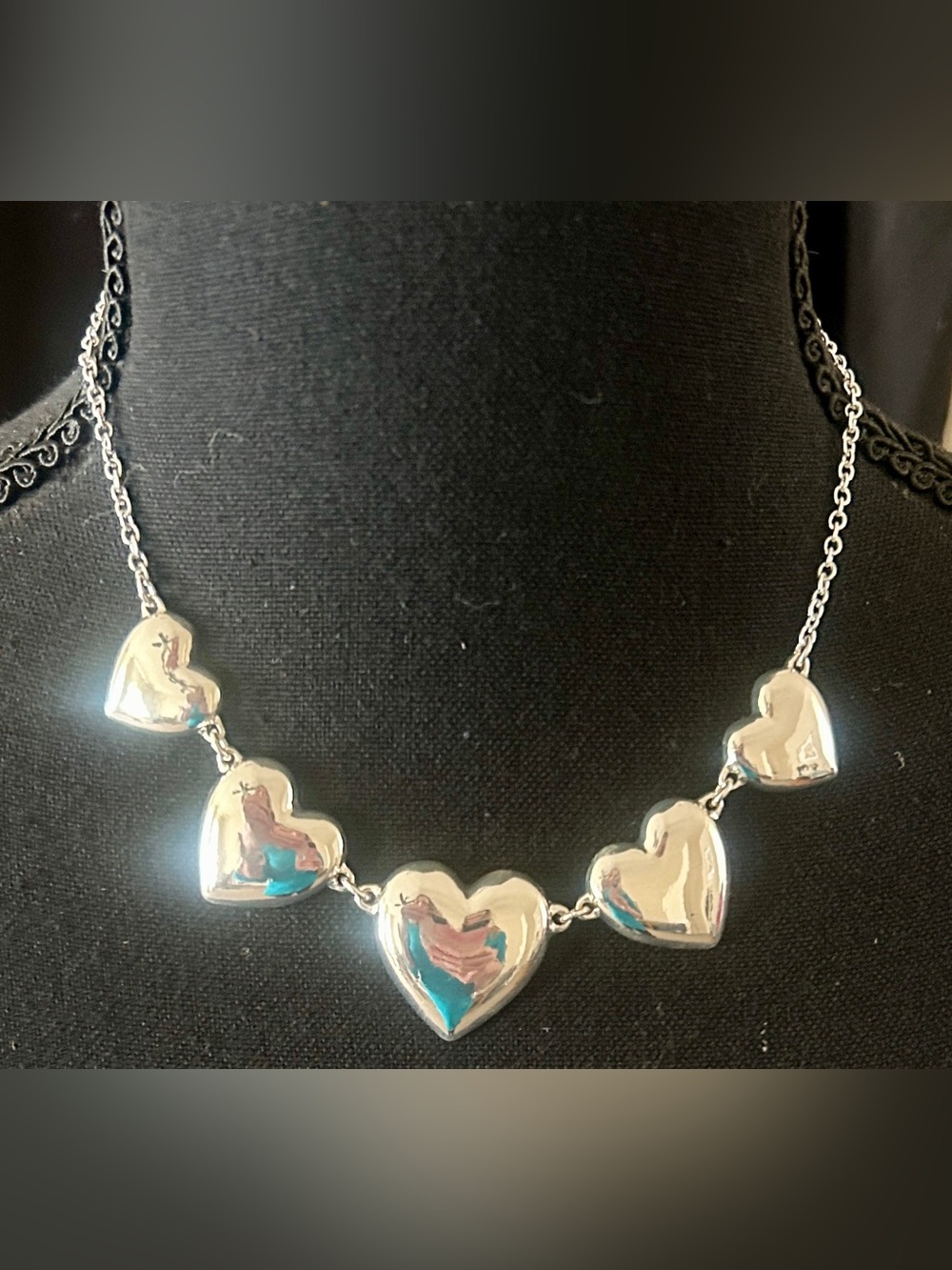 Silver Heart Necklace - Women Jewelry